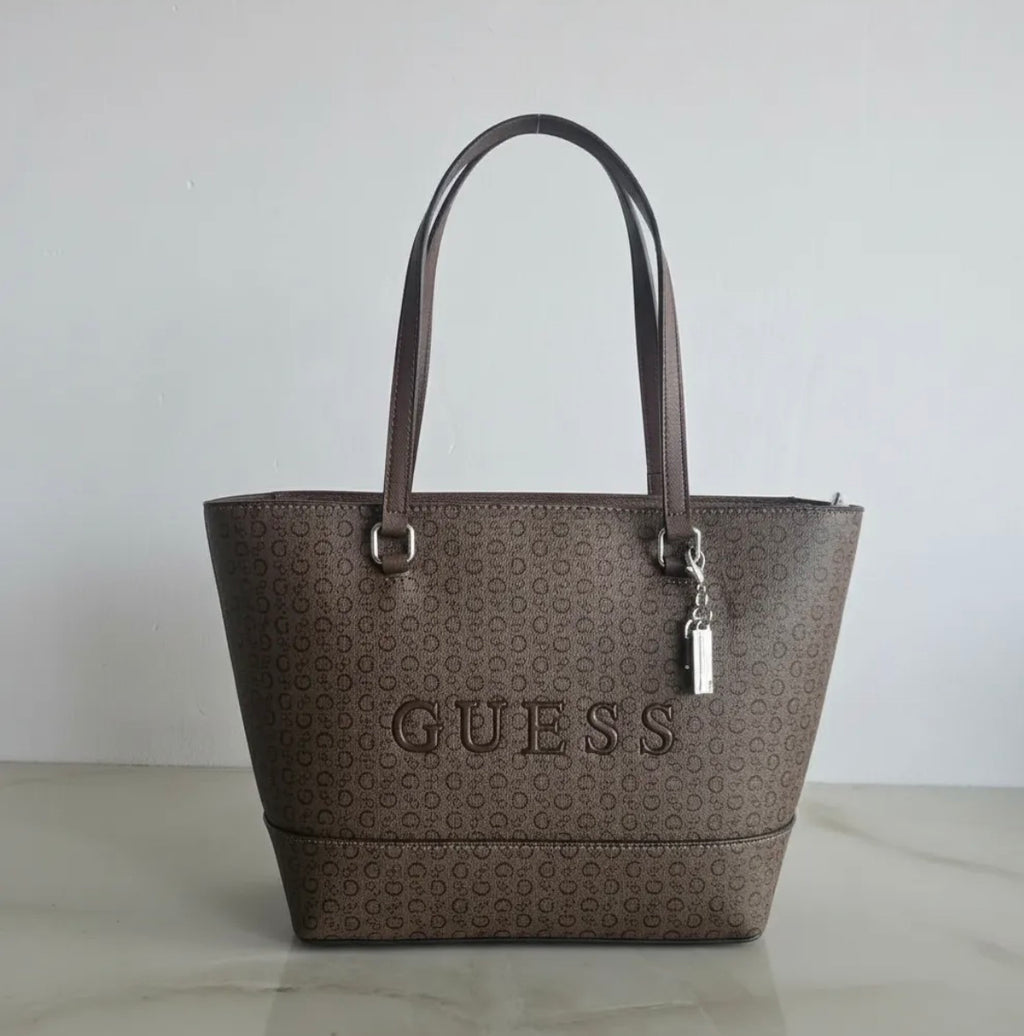 Guess Café Oscuro Tote Bag