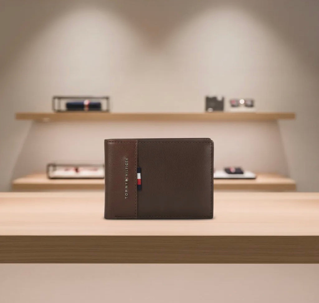Tommy Hilfiger Billetera Café Para Hlmbre