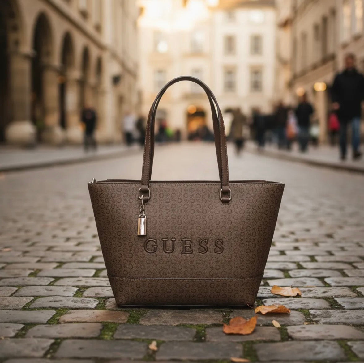 Guess Café Oscuro Tote Bag