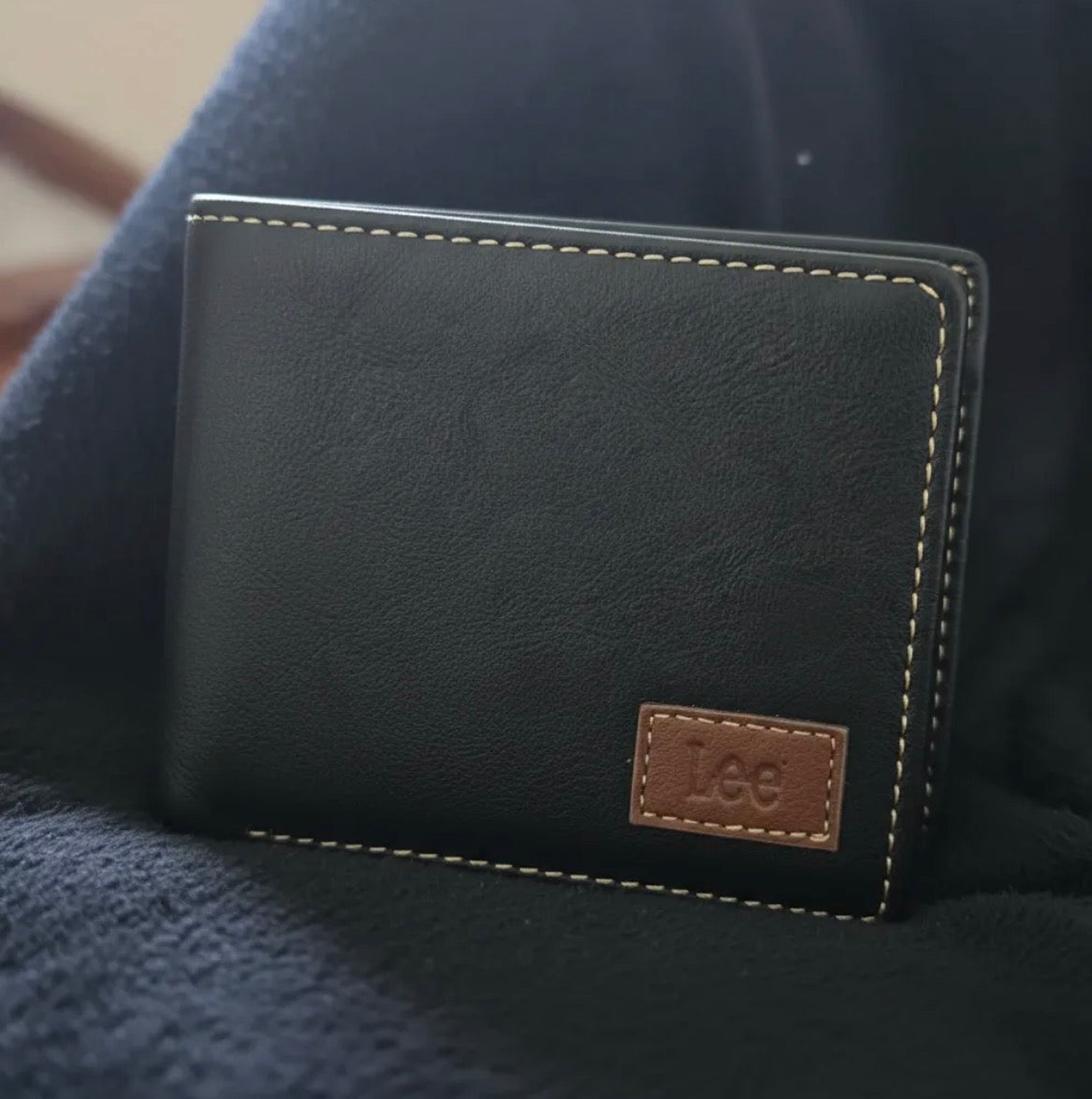 Cartera Lee Para Hombre Color Negra