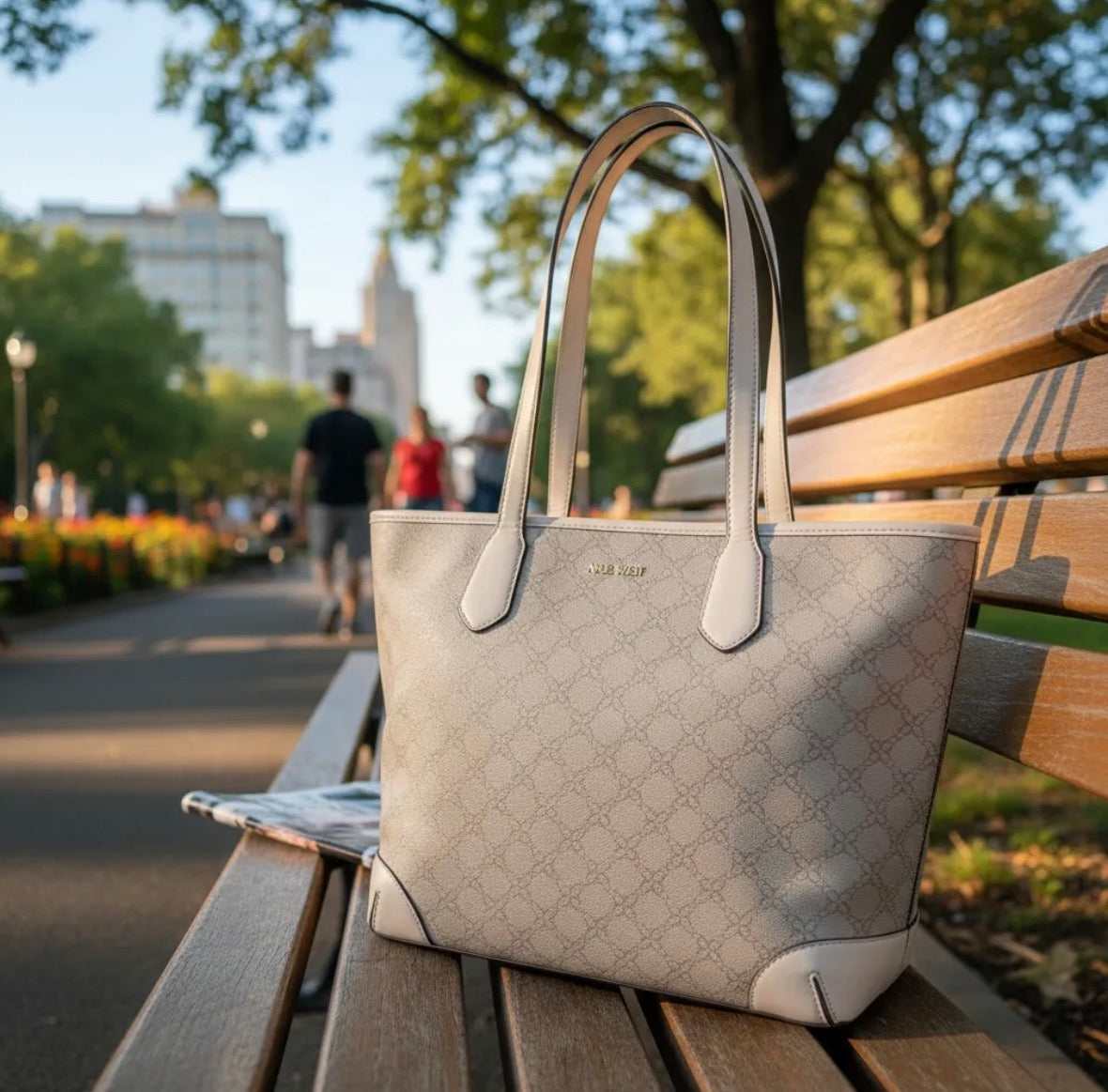 Nine West Tote Bag Color Crema