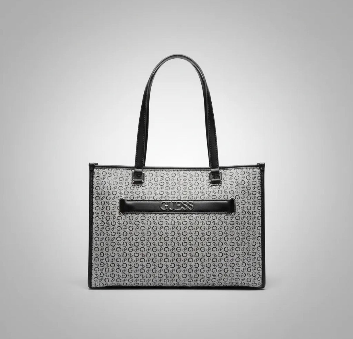 Guess negra Tote Bag
