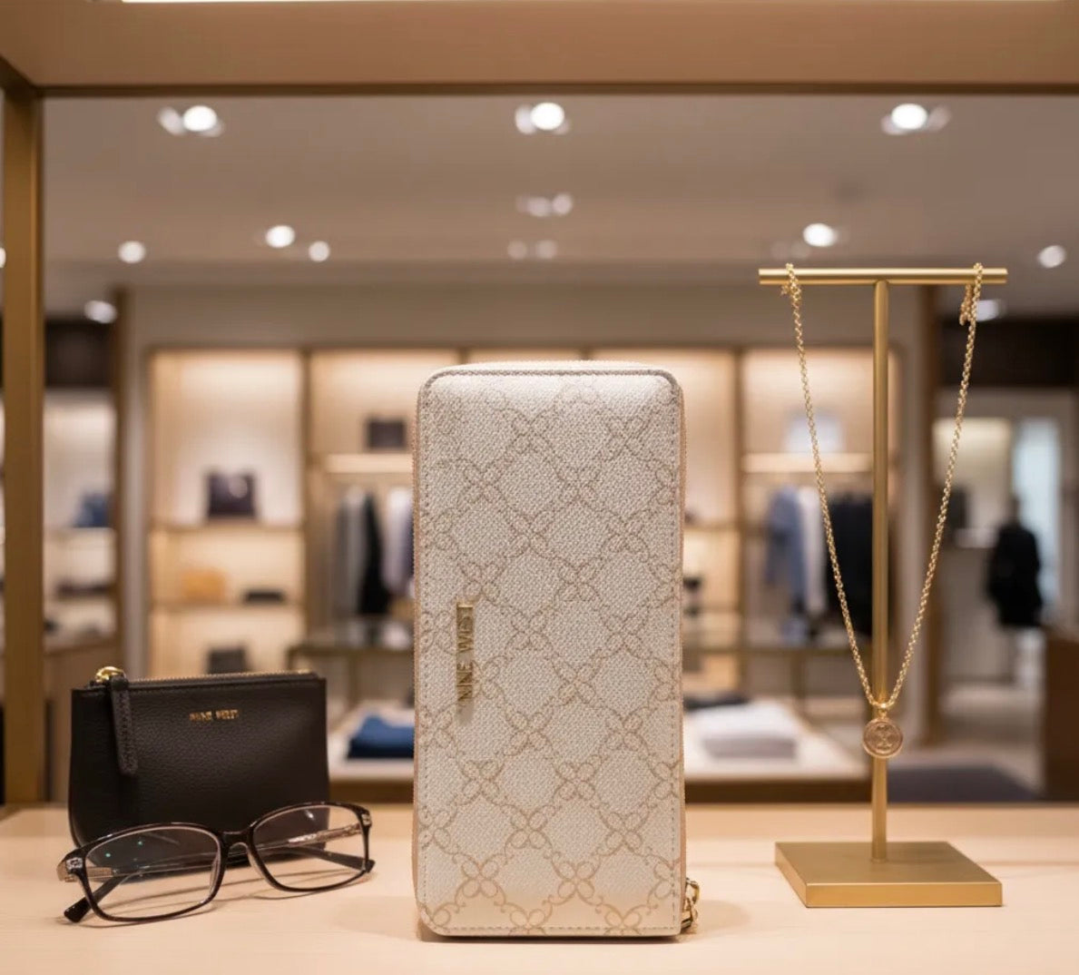Cartera Nine West Blanca para mujer