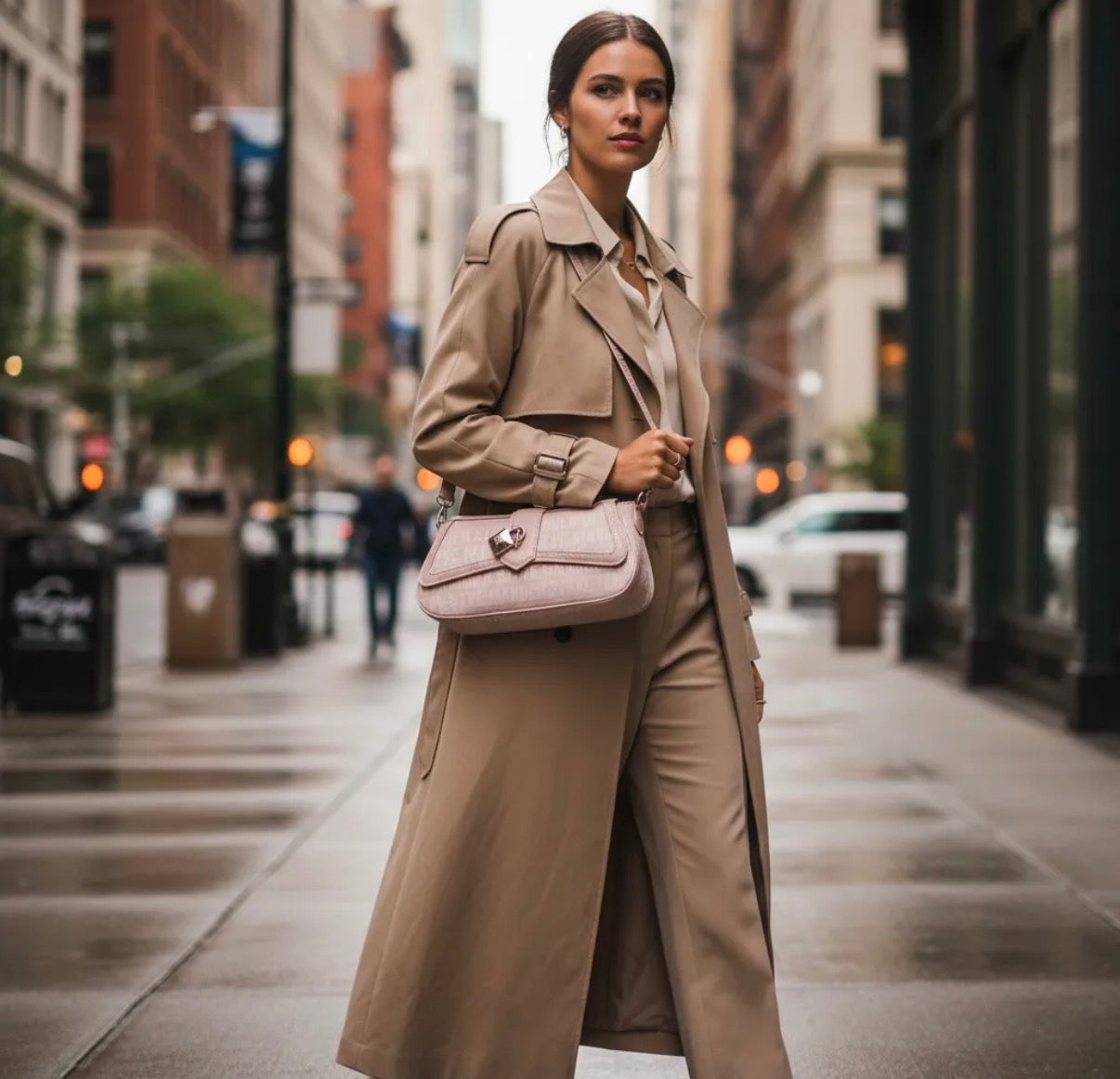Steve Madden Crossbody Color Rosa Pálido